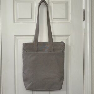 Beige Tote Bag that is convertible to a backpack